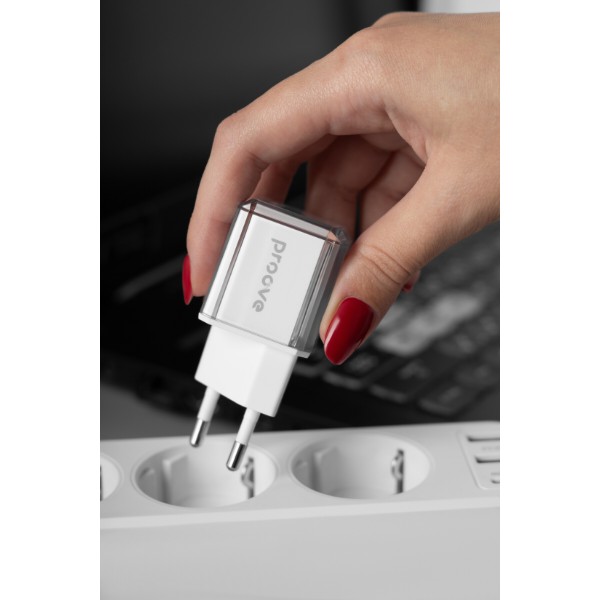 Фото - Сетевое зарядное устройство Proove Pure GaN 30W (Type-C) White (WCPU30012202)